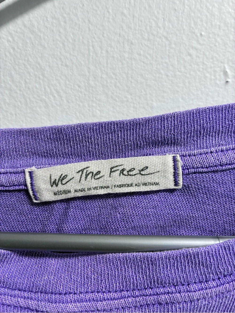 We The Free Lavender Oversized Layered Sweatshirt - Picture 2 of 3